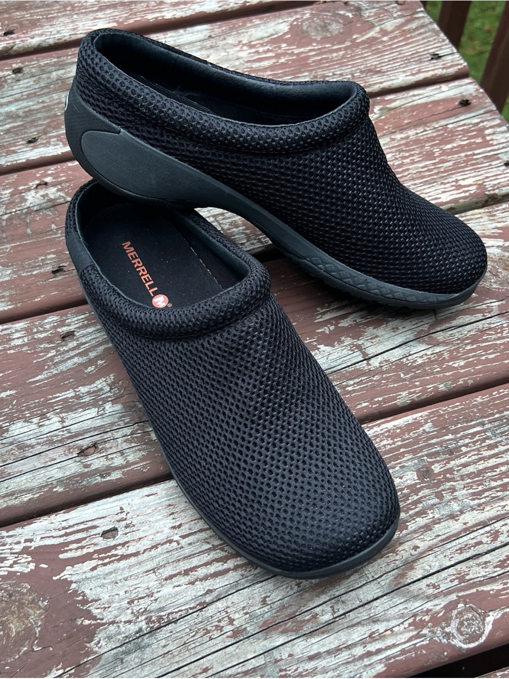 Merrell Encore Breeze Q2 Women’s Black Casual Minimalist Slip on Mules|US:10